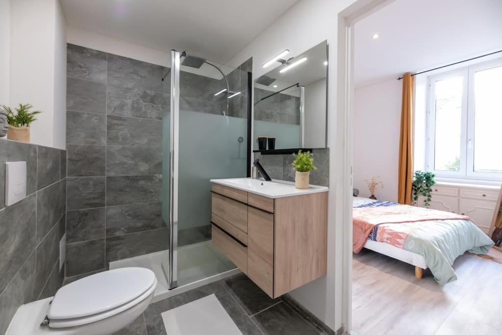 Appartement Entierement Renove Et Cosy Avec Jardin Mulhouse Esterno foto